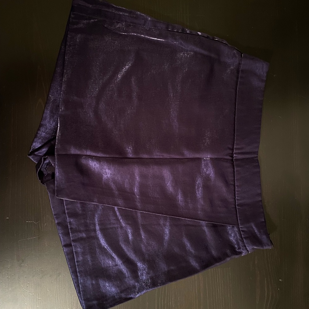 Dynamite Shimmering Violet Shorts